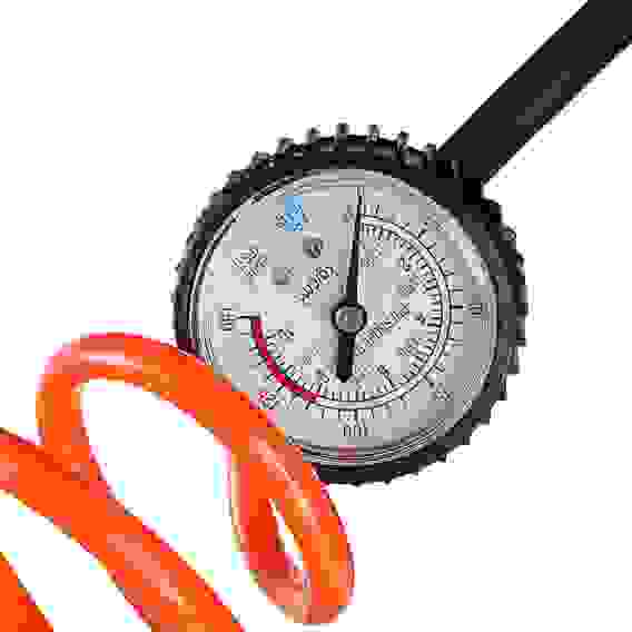 Компрессор автомоб, крокодилы к АКБ, 2-х поршн, шланг 5м, в сумке, 12V, 300W, 85л/м Ермак