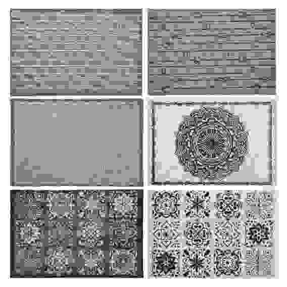 Салфетка декоративная, полиэстер, 30x45см, 6 дизайнов VETTA