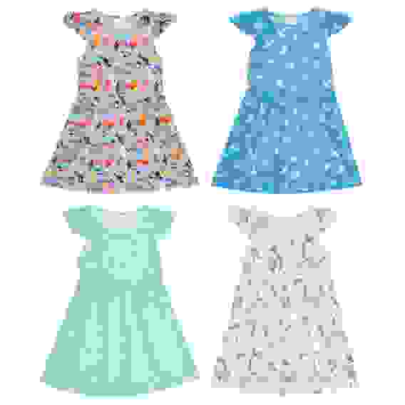 Акция! Платье для девочек 3-9 лет, 100% хлопок