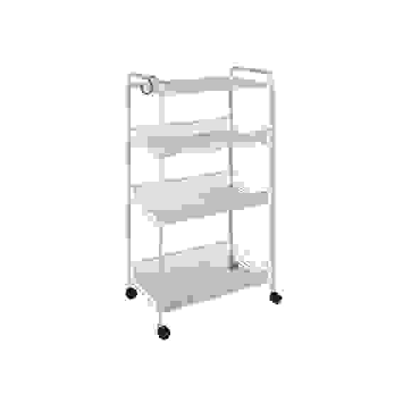 Этажерка Ладья на колесиках 34КС (серая) 45*30*88см полка+3корзины (до 10кг каждая) d=12мм Э357С ЗМИ