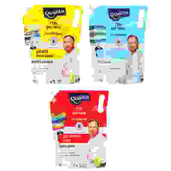 Гель для стирки QUALITA Универсальный, дой-пак 1 л