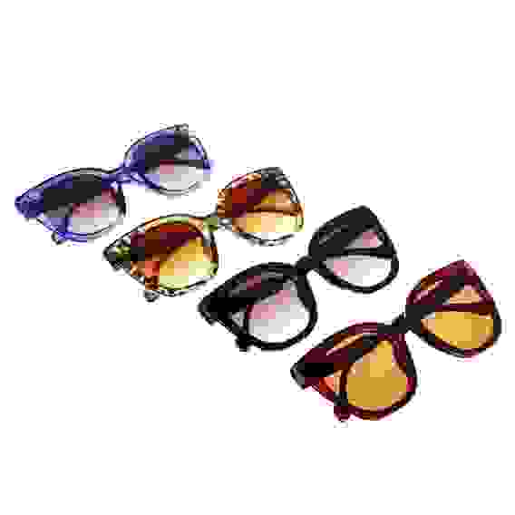 Акция! Очки солнцезащитные взрослые, пластик, 148x58мм, 4 цвета GALANTE