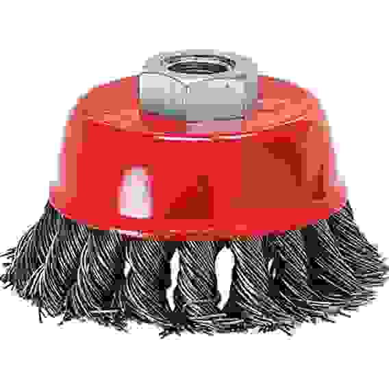 Щетка для УШМ 65мм,М14,&quot;чашка&quot;,круч.мет.проволока//Matrix