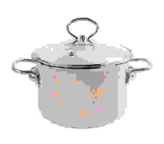 Кастрюля 2,0л цил розовая с рис [TODO NEVADA]