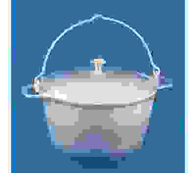 Котел 7,0л с/кр [ПОХОДНЫЙ] плоск дно с дужкой универсальный