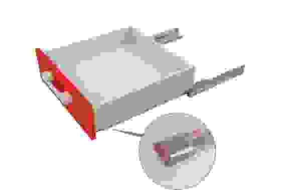 Направляющие шариковые скрытого монтажа В-Slide 300мм Boyard