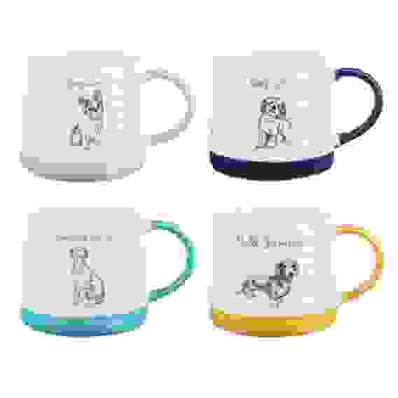 Кружка, 340мл, фарфор, 4 дизайна MILLIMI Домашний любимец