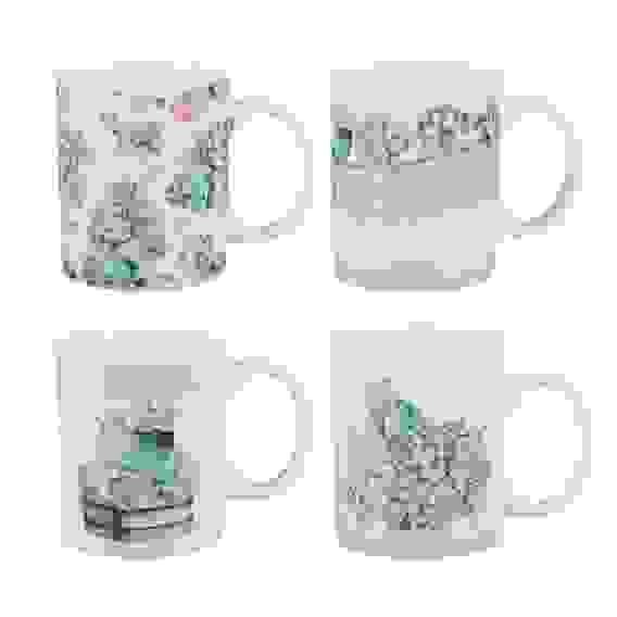 Кружка Оригинальная 320мл, керамика, 4 дизайна MILLIMI