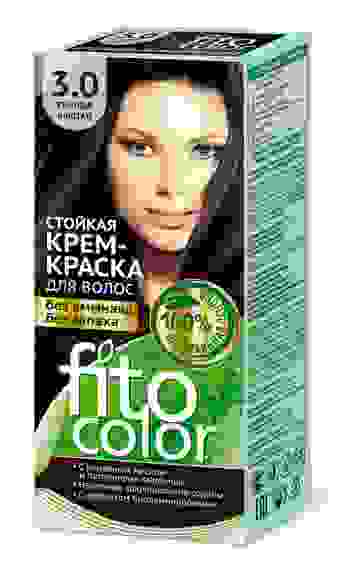 Крем-краска д/волос Fitocolor 115мл тон темный каштан