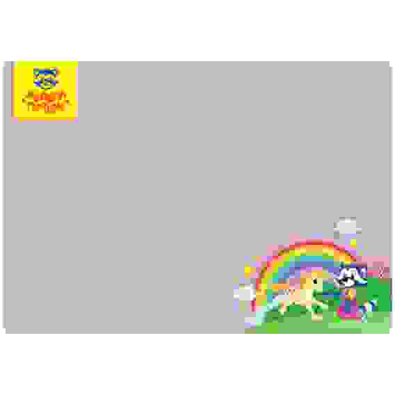 Клеенка для уроков труда Мульти-Пульти &quot;Для девочек&quot;, однотонная с рисунком, 35*50см, ПВХ