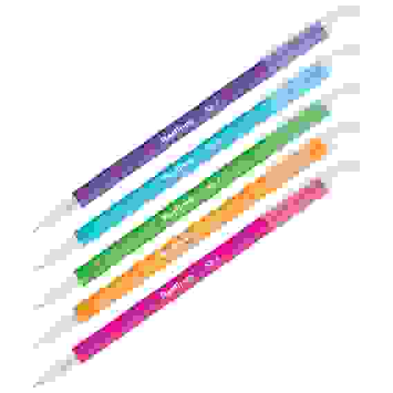 Ручка шариковая Berlingo &quot;Slick&quot; синяя, 0,7мм, игольчатый стержень, корпус ассорти