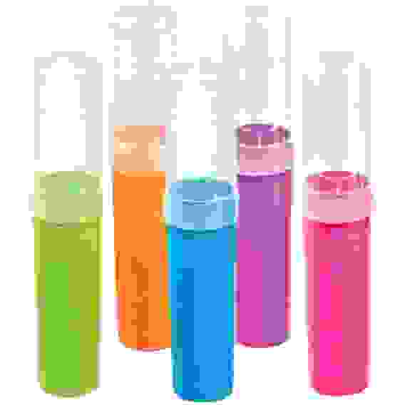 Пенал-тубус, 195*45 СТАММ "Intensive", пластик, ассорти