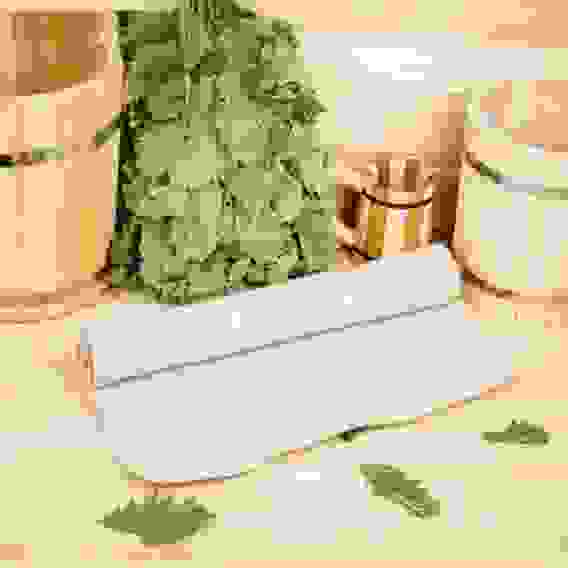 Лежак для бани и сауны &quot;С лёгким паром&quot;, войлок, белый, 150х50см 2704142