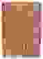 Ежедневник НЕДАТИРОВ 176л А6ф с цветным срезом Ляссе ZEBRA Бежевый