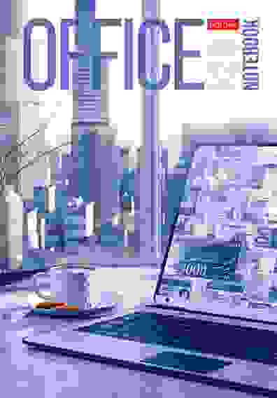 Бизнес-блокнот 120л А5ф клетка тв.переплет с поролоном глянц. ламинация-OFFICE-