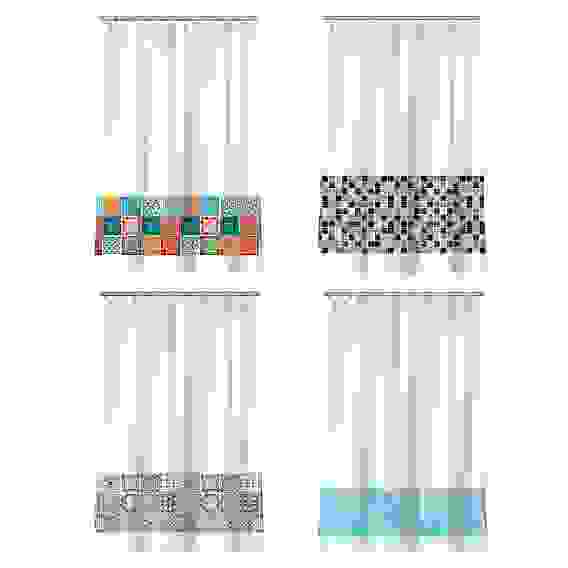 Шторка для ванной, полиэстер, 180x180см, &quot;Мозайка&quot;, 4 дизайна VETTA