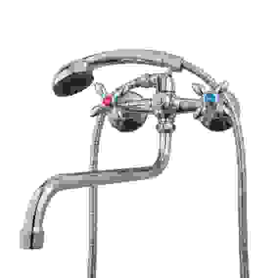 Смеситель для ванны и умывальника 1/2 кер F2227 FRAP с шар перекл КРЕСТ овал