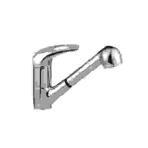 Смеситель для кухни душ 40к F6002-B FRAP с отв, выдвижная лейка