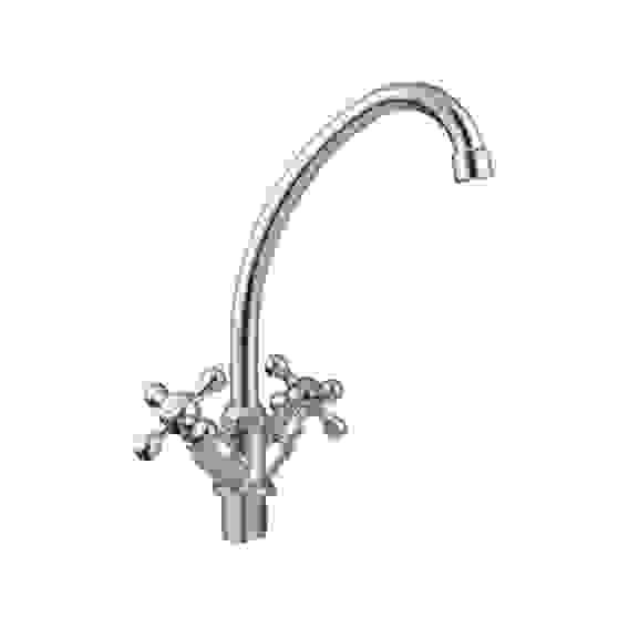 Смеситель для кухни 1/2 кер F4008-2 FRAP КРЕСТ лат гайка