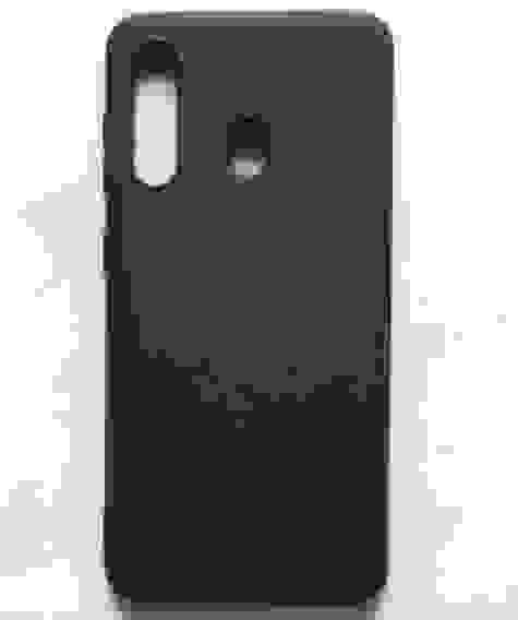 Чехол Samsung A60 TPU 1.0mm матовый черный