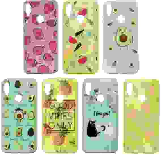 Чехол Honor 8A (Y6 2019) стекло с картинками