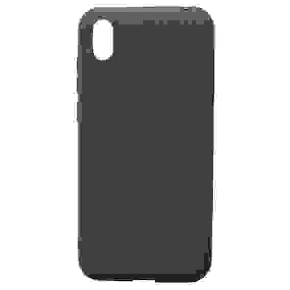 Чехол Huawei Y5 (2019)/Honor 8S TPU 1.0mm матовый черный
