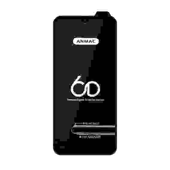 Защитное стекло Sam A22S 5G Anmac 6D Black без упаковки Арт.1137167