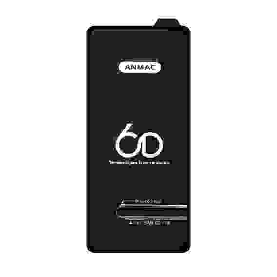 Защитное стекло Sam S21 FE Anmac 6D Black без упаковки Арт.1137172