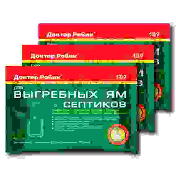 Средство для выгребных ям и септиков 75г Доктор Рубит