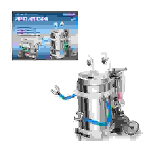 АКЦИЯ! Конструктор робототехника \"Робот Железяка\", электромотор, 1АА, ABS, PVC, PP, ИГРОЛЕНД