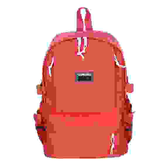 Рюкзак подростковый 45x30,5x13см, 1 отд., 6 карм., бок.утяжки, радуж.вставки, ПЭ, персик. ClipStudio