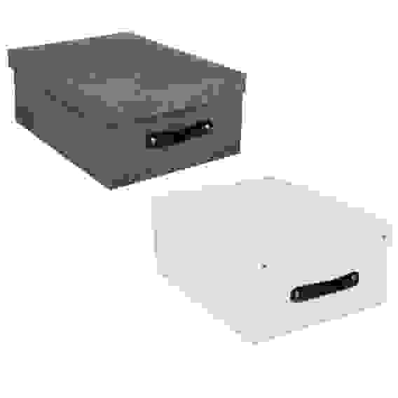 Короб для хранения складной с ручкой, 32х24х13см, пластик, 2 дизайна VETTA