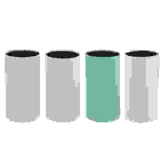 Подставка для ножей с полипропиленовыми разделителями, 11х22см, круглая, 4 цвета SATOSHI