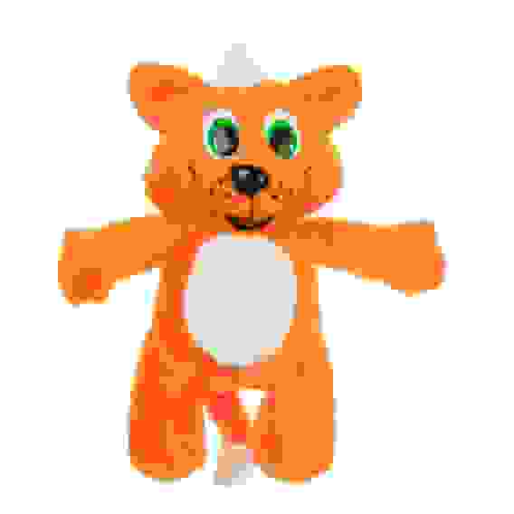 АКЦИЯ! Игрушка мягкая в виде рыжего кота "Рыжий", звук, 3LR44, полиэстер, 30х26х15см BY