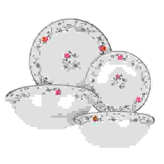 АКЦИЯ! Набор столовой посуды 13 пр., опаловое стекло, 21001 MILLIMI Виола