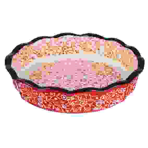 Форма для запекания и сервировки круглая, керамика, 22х4,5см, красный MILLIMI