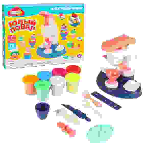 Набор для лепки &quot;Юный Повар&quot;, 19 пр., полимер, ABS,PP,34,8х25,5х6см ХОББИХИТ
