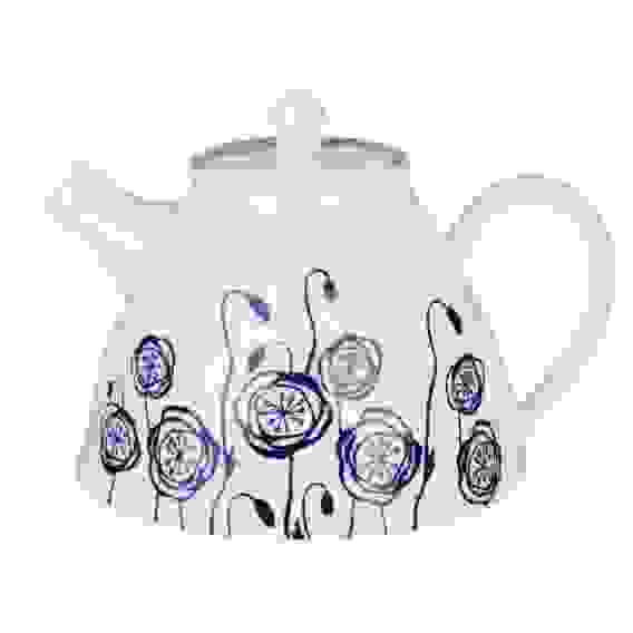 Чайник заварочный, 1100мл, 19,5х16х13,5см, керамика MILLIMI Индиго