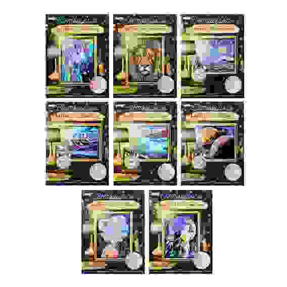 Картина по номерам (основа, акрил.краски, кисть люмин.крас, блестки) 30х40см, 8 дизайнов ХОББИХИТ