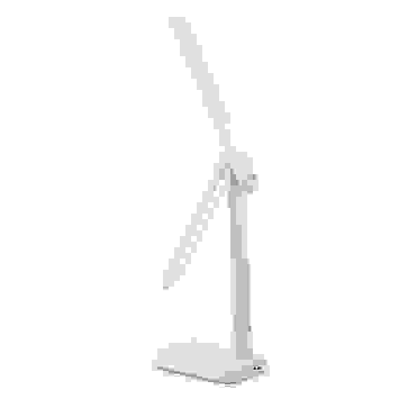 Лампа настольная, 26 LED, питание USB, кабель 1.5м, 1500Lux, аккум.1200мАч, белая, пластик FORZA