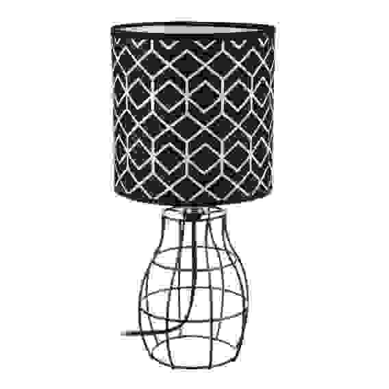 Лампа настольная, E14, 30см, 40Вт, металл, текстиль FORZA