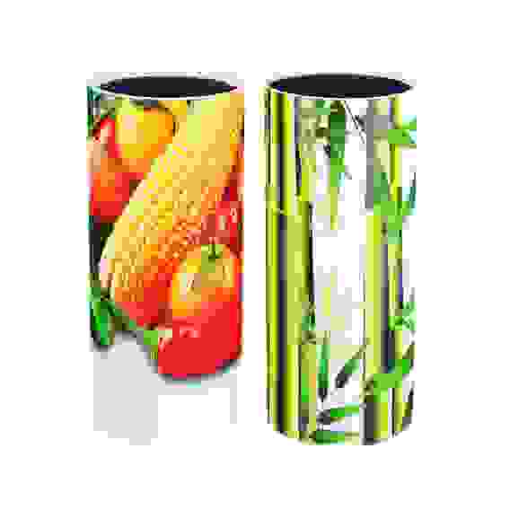 Подставка для ножей круглая, h=22см, полипропилен, 2 дизайна