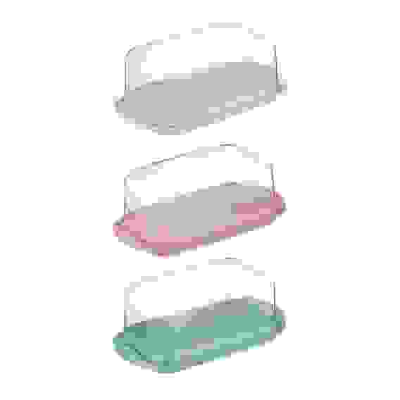 Масленка, пластик, 180х9,5х6,5мм, 3 цвета