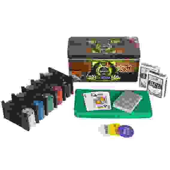 Набор для покера в жестяной коробке, 24х11,5х11,5см, металл, пластик LDGames