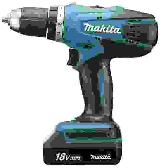 Дрель-шуруповерт акк. Makita DF457DWLE G-серия 18В 2х1,5А*ч фонарь