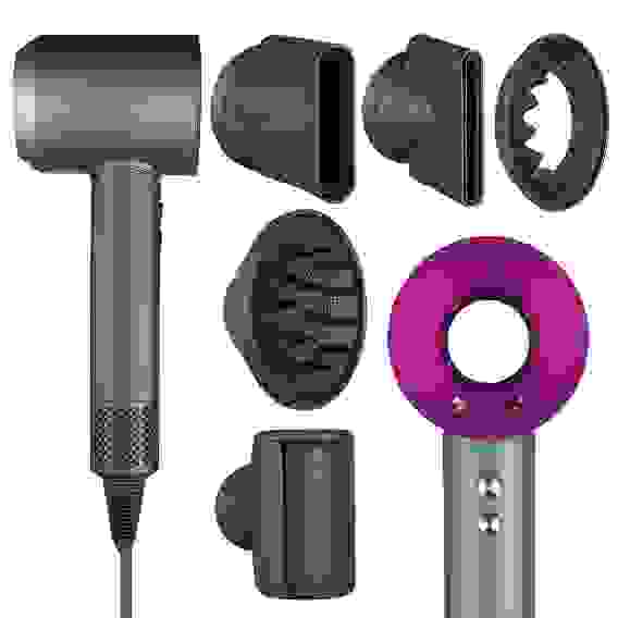 Набор фен аналог Дайсон Розовый (6 в 1)