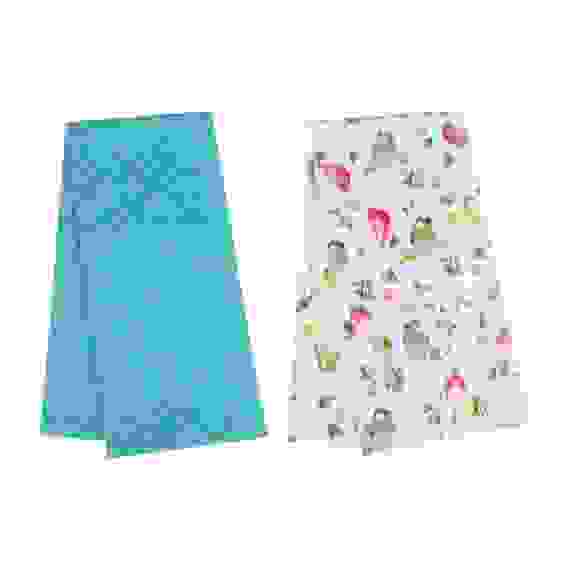 Комплект полотенец кухонных 2шт, 100% хлопок, 40х60см, 6 дизайнов PROVANCE Мятный Латте