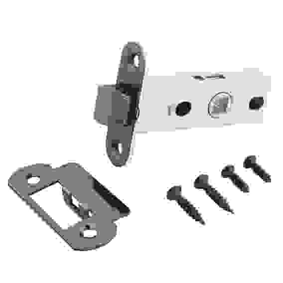 Защелка м/к АЛЛЮР АРТ L45-8-R18 BN черный никель овал.торц.планка