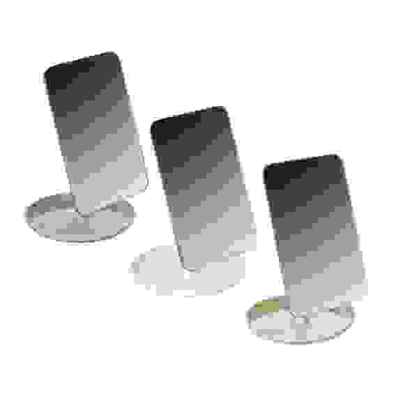 Зеркало настольное, пластик, стекло, 12,5х24см, 3 цвета, 1862 ЮниLook