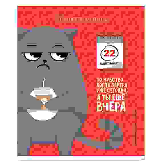 Тетрадь предметная 48л. Обществознание, ТВИН-лак ArtSpace "Котоцинизм"